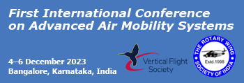 First
                                  International Conference on Advanced Air Mobility
                                  Systems, 4-6 December 2023, Bangalore, Karnataka, India.