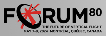 Forum 80, The Future of Vertical Flight, May 7-9, 2024, Montreal, Quebec, Canada